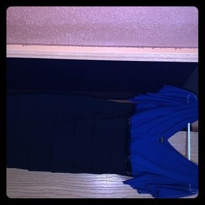 Blue/Black Dress